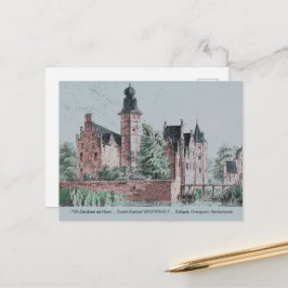 Postal 1729 A. de Haen Holandês Kasteel WESTERVELT Cartão