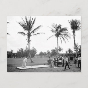 Postal 1904 Palm Beach Golfing Fl. Cartão