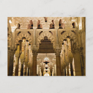 Postal A Andaluzia - mesquita do cartão de Córdova