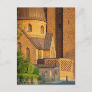 Postal Abóbada de Roskilde, cartão de Dinamarca