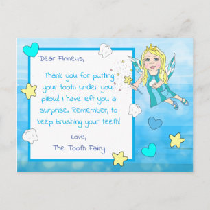 Postal Adicione o nome do seu filho a este Cartão de fad