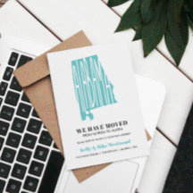 ALABAMA Mudamos Novo endereço Nova Casa   Cartão p