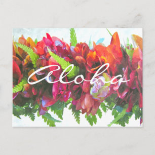 Postal Aloha cartão de Haku