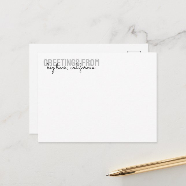 Postal Aluguer De Cabina De Pinheiro De Montanha - Cartão (Frente/Verso In Situ)