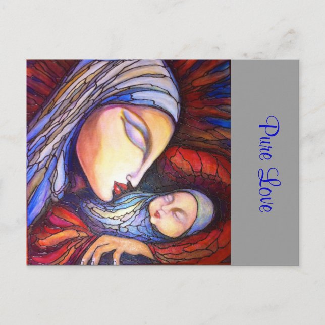Postal Amor puro - Cartão Poste (Frente)