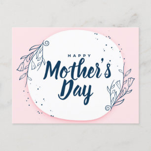 Postal Amor Sangrento: Cartão Floral Dia de as mães