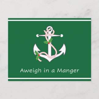 Postal Amplia um cartão de Posto de gerente verde de Nata