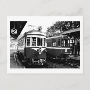 Postal Antiga Estação de Trem de Mino, Japão Cartão Posta