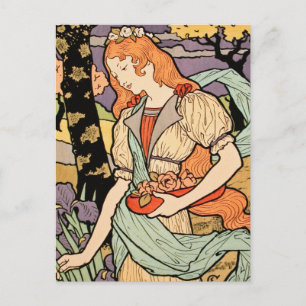 Postal Art Nouveau Cartão postal: por Grasset