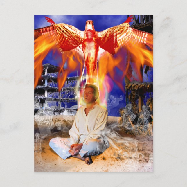 Postal Arte do Cartão de Ponto de Ascensão (Frente)