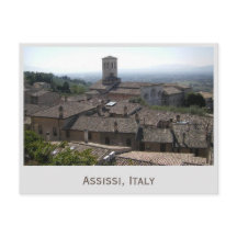 Assissi, cartão da foto de Italia