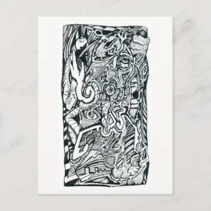 Postal Ataque de Ansiedade por Brian Benson, Cartão posta