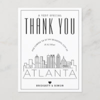 Atlanta Wedding | Obrigados para o próximo! Cartão