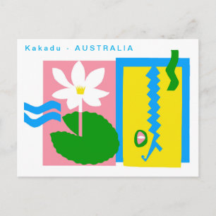 Postal Austrália - Parque Nacional de Kakadu - Cartão pos