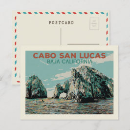 Postal Baja California Cabo San Lucas, México Cartão post