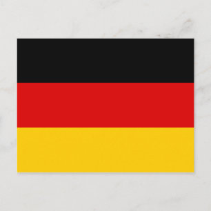 Postal Bandeira do cartão de Alemanha