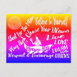 Postal Barras de Cotação Inspirativas @ Cartão poste Notu