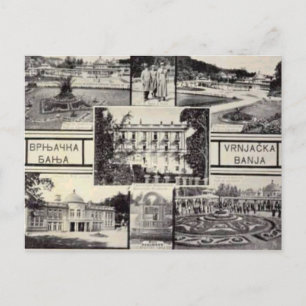 Postal Belgrado, Sérvia, cartão multiview, c. 1950