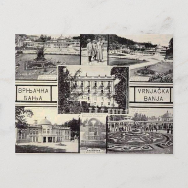 Postal Belgrado, Sérvia, cartão multiview, c. 1950 (Frente)