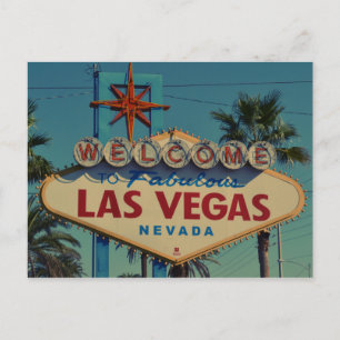 Postal Bem-vindo ao cartão de Las Vegas