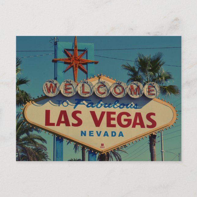 Postal Bem-vindo ao cartão de Las Vegas (Frente)