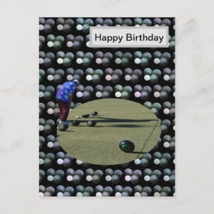 Postal Bochas, Cartão de Aniversário,