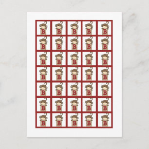 Postal Botões de Marcadores de Cartão de Bingo