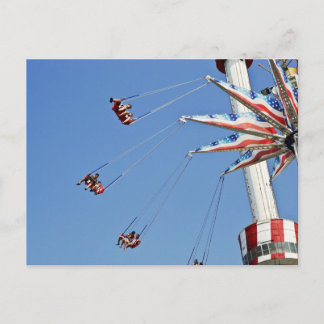 Postal Brooklyn Flyer - Luna Park, Coney Island - cartão