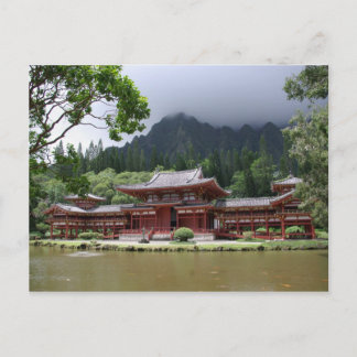 Postal Byodo-No cartão do templo