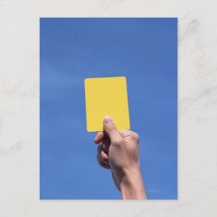 Postal Cartão Amarelo