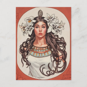 Postal Cartão Art Nouveau La Princesse Lointaine