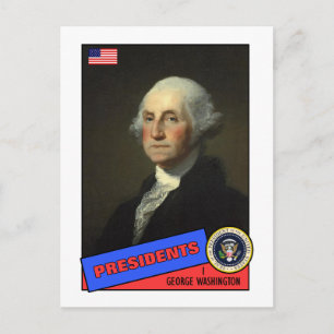 Postal Cartão Baseball de George Washington