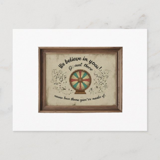 Postal Cartão Boa Sorte (Frente)