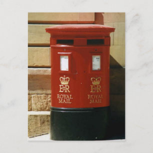 Postal Cartão britânico da caixa de coluna