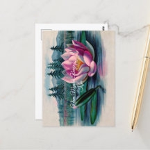 Cartão Budista Lotus Nam Myoho Renge Kyo