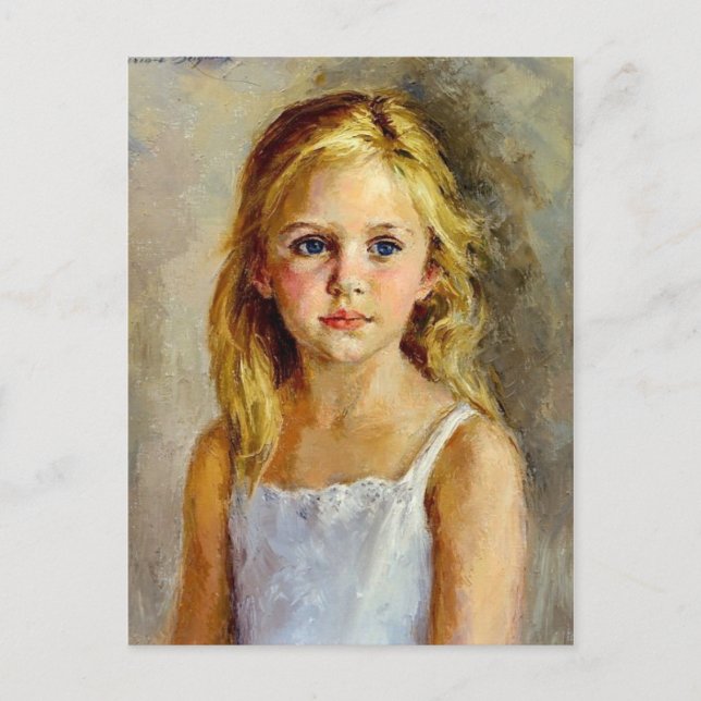 Postal Cartão clássico da pintura (Frente)
