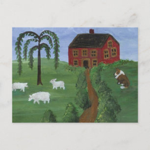 Postal Cartão da arte popular