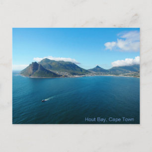 Postal Cartão da baía de Hout, Cape Town, África do Su