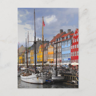 Postal Cartão da cor de Copenhaga