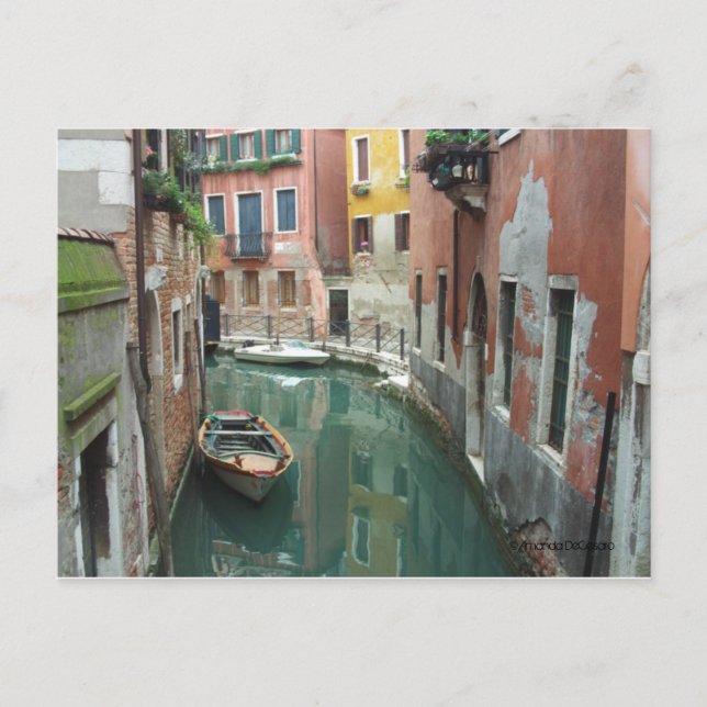 Postal Cartão da estrada de Veneza (Frente)