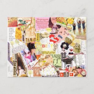 Postal Cartão da felicidade