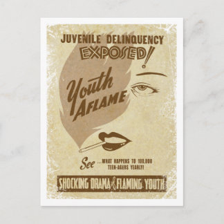 Postal Cartão da juventude Aflame