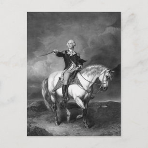 Postal Cartão da saudação de George Washington