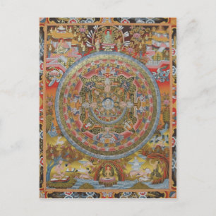 Postal Cartão da vida de Buddha