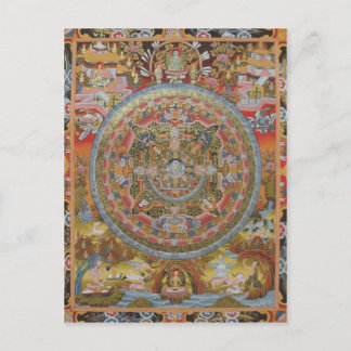 Postal Cartão da vida de Buddha