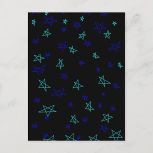 Postal Cartão das estrelas