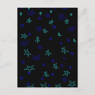 Postal Cartão das estrelas