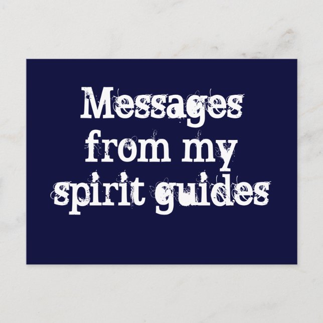 Postal Cartão das mensagens (Frente)