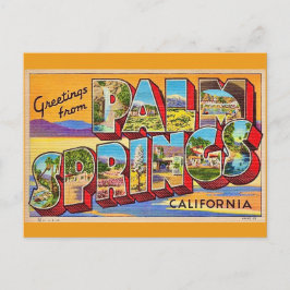 Postal Cartão de Abertura Retro Palm Springs