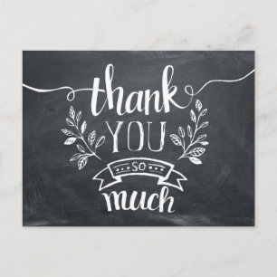 Postal Cartão de agradecimento